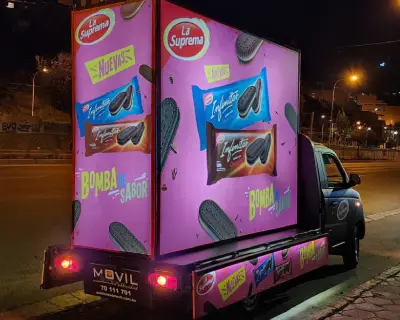 Publicidad movil mallas publicitarias