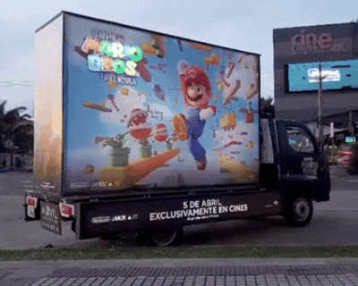 Publicidad movil mallas publicitarias